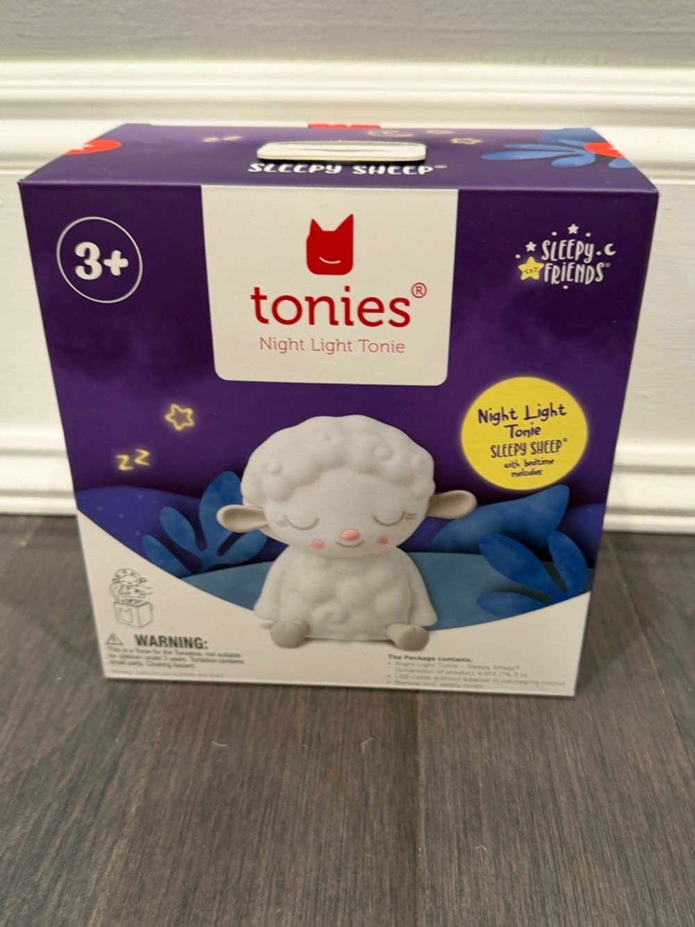 NWT Tonies Sleepy & Friends Sheep Night Light Tonie - White